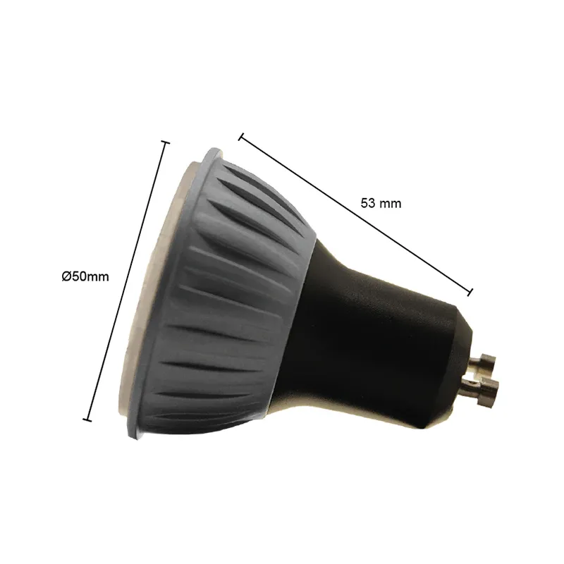 GU10 DIMBARE SPOT instelbaar 24°, 36° of 60°. 5 Watt MDRLED - Afbeelding 2